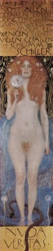 Nuda Veritas Symbolik Gustav Klimt Ölgemälde